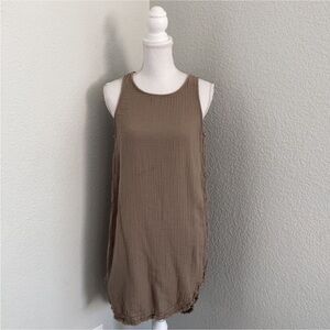 Anthropologie Cloth & Stone Sleeveless Tunic / Mini Dress Size Medium
